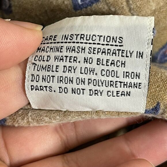 Vintage New York Girl Denim Coat Size Small 90s Oversized Longline Sherpa Collar - Picture 8 of 8